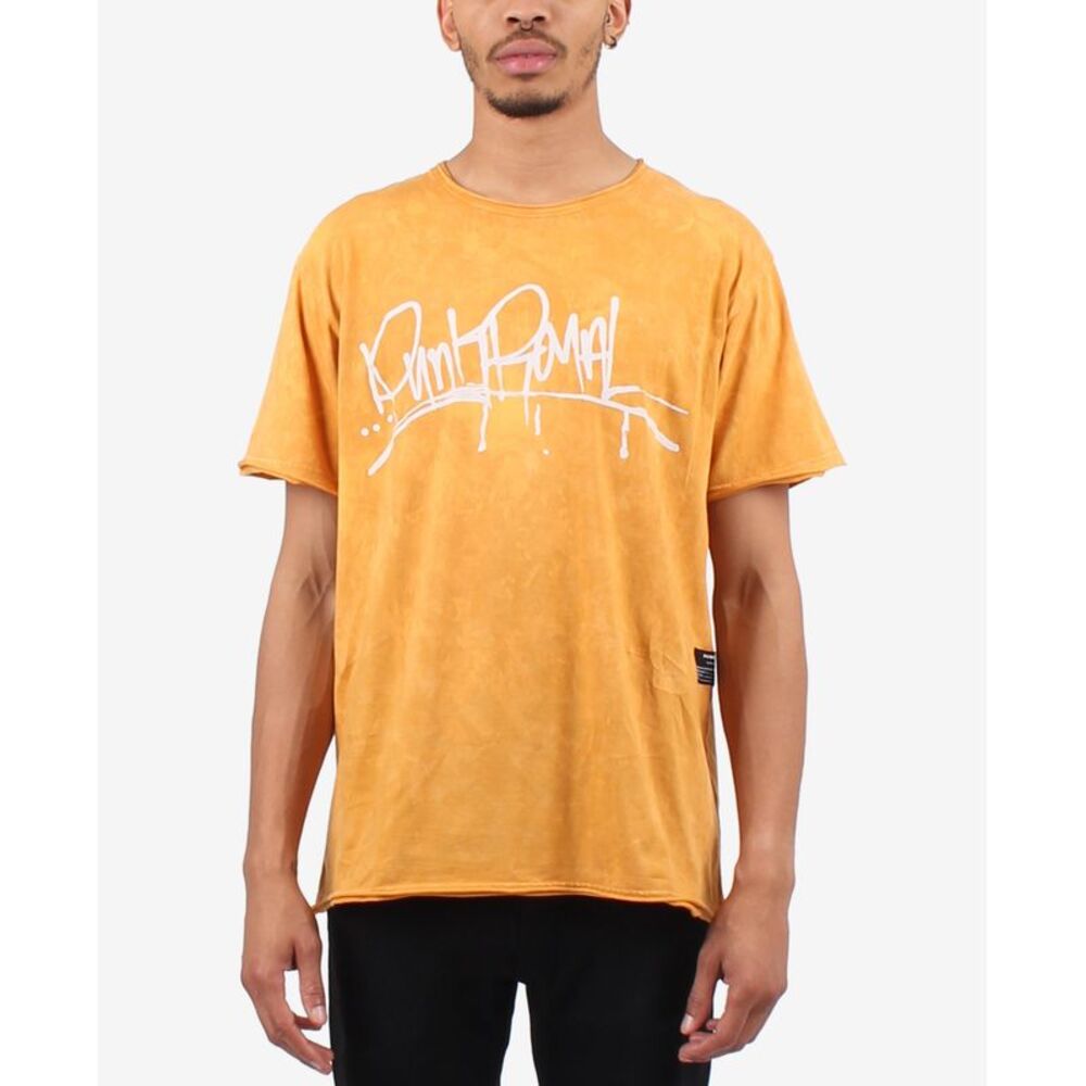 Men's Acid Wash Graphic-Print T-Shirt